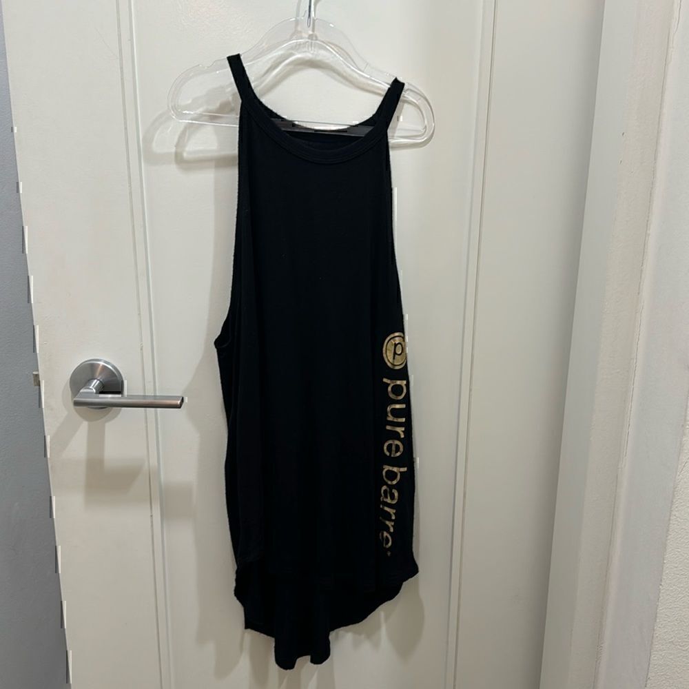 Pure  Barre Gold Tank Size Small